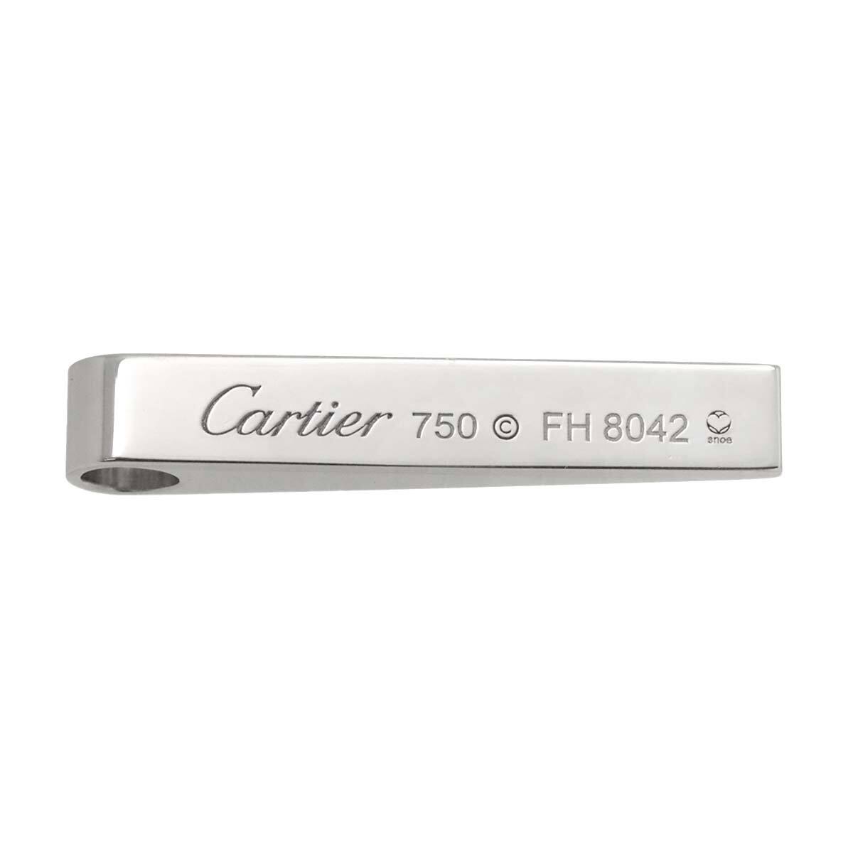 Cartier Love Plate Pendant Top 18K White Gold 750 90260913 Cartier Love Plate Pendant Top 18K White Gold 750 90260913