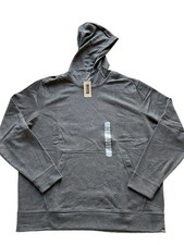 Duluth Trading Co Lazy French Terry Pullover Hoodie Mens XL Gray Sweatshirt NWT