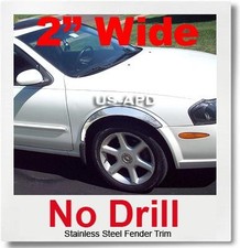 Fits 00-02 Nissan Maxima Chrome Fender Trim