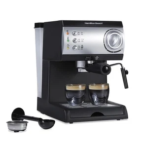 Hamilton Beach 15 Bar Espresso Machine, Cappuccino, Mocha,  Latte Maker, with