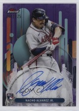 2025 Topps Finest Purple Refractor /125 Nacho Alvarez Jr #FA-NA Auto 1fg6
