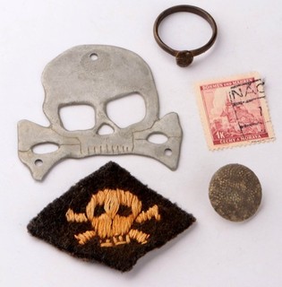 Set German empire Ring war period WWI Patch Germany WW1 Handmade Trench art Batt