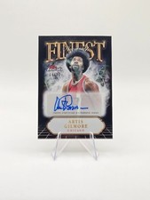 Artis Gilmore 2024-25 Topps Finest Autographs Auto Black Refractor SP /25 #FA-AG