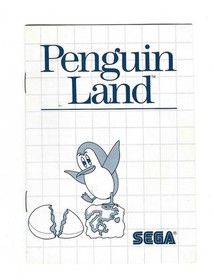 Sega Master System PENGUIN LAND w/Cartridge, Instructions & Box (CIB)