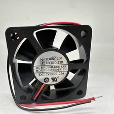 1PCS YOUNGLIN DFS501512H DC12V 0.22A 50*50*15MM 2-wire cooling fan
