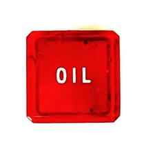 79-82 Honda CBX OIL Indicator Idiot Light Lens Gauge Instrument Panel Pod Lenses