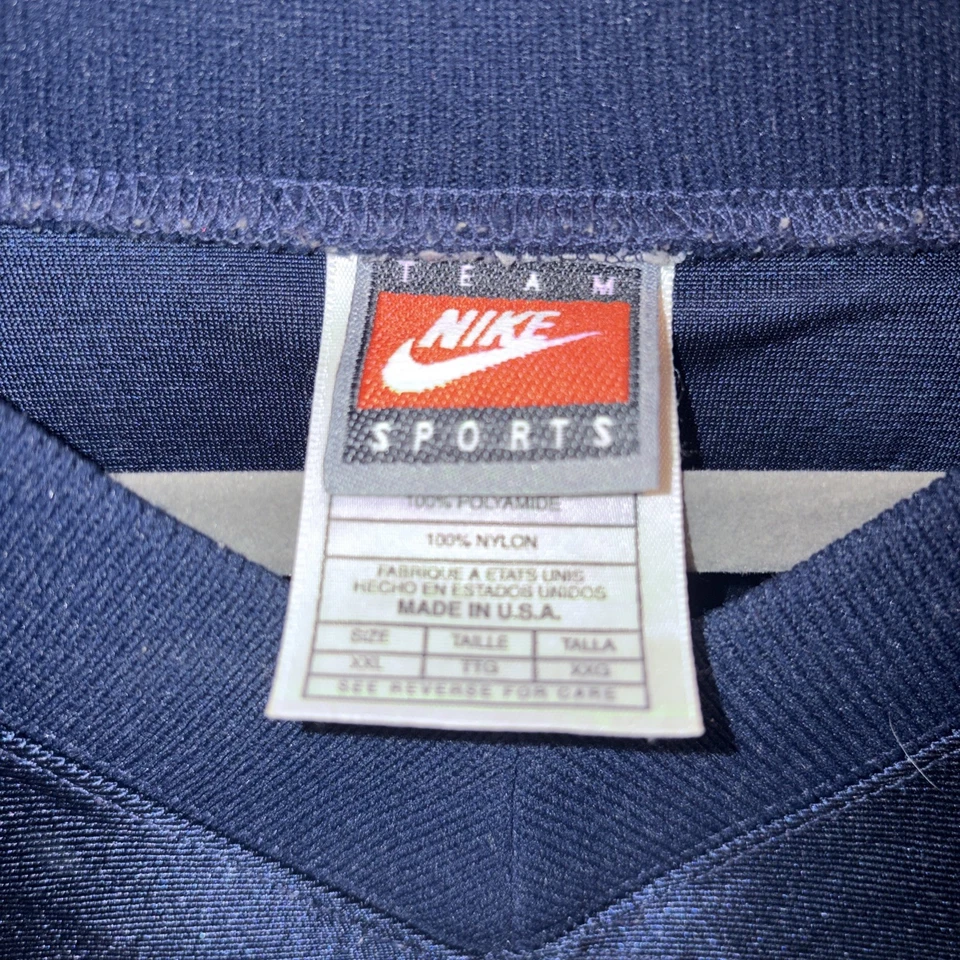 Camiseta de fútbol Nike Team Sports Michigan Wolverines #12 • Azul/Dorado • XXL • De colección Foto 2 de 4