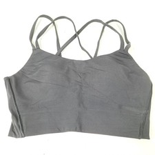 Lululemon Like a Cloud Longline Bra Light Support B/C Cup Black Sz 2