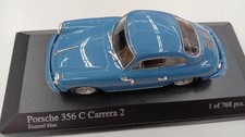 Minichamps  1/43  Porsche 356C Carrera 2 1963 blue 824066