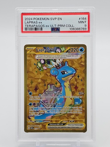 Lapras ex graded PSA 9 for sale on eBay