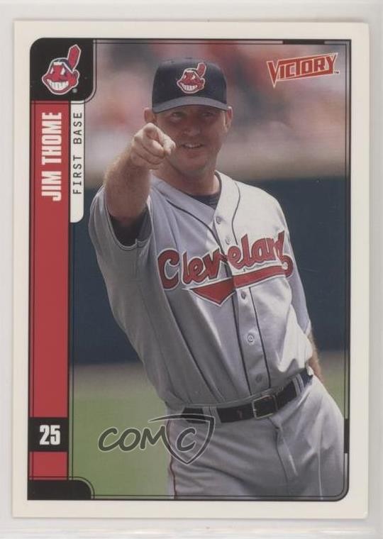 2001 Upper Deck Victory Jim Thome #82 HOF 0q3