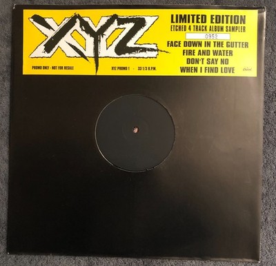XYZ -  Hungry 4 song Promo EP + signed original band photo *NEW* Pat Fontaine