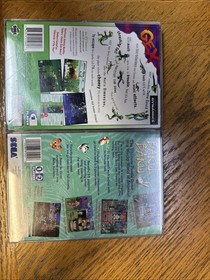 LOT OF 2 - Sega Saturn Games - Baku Baku + GEX - W/ Discs 