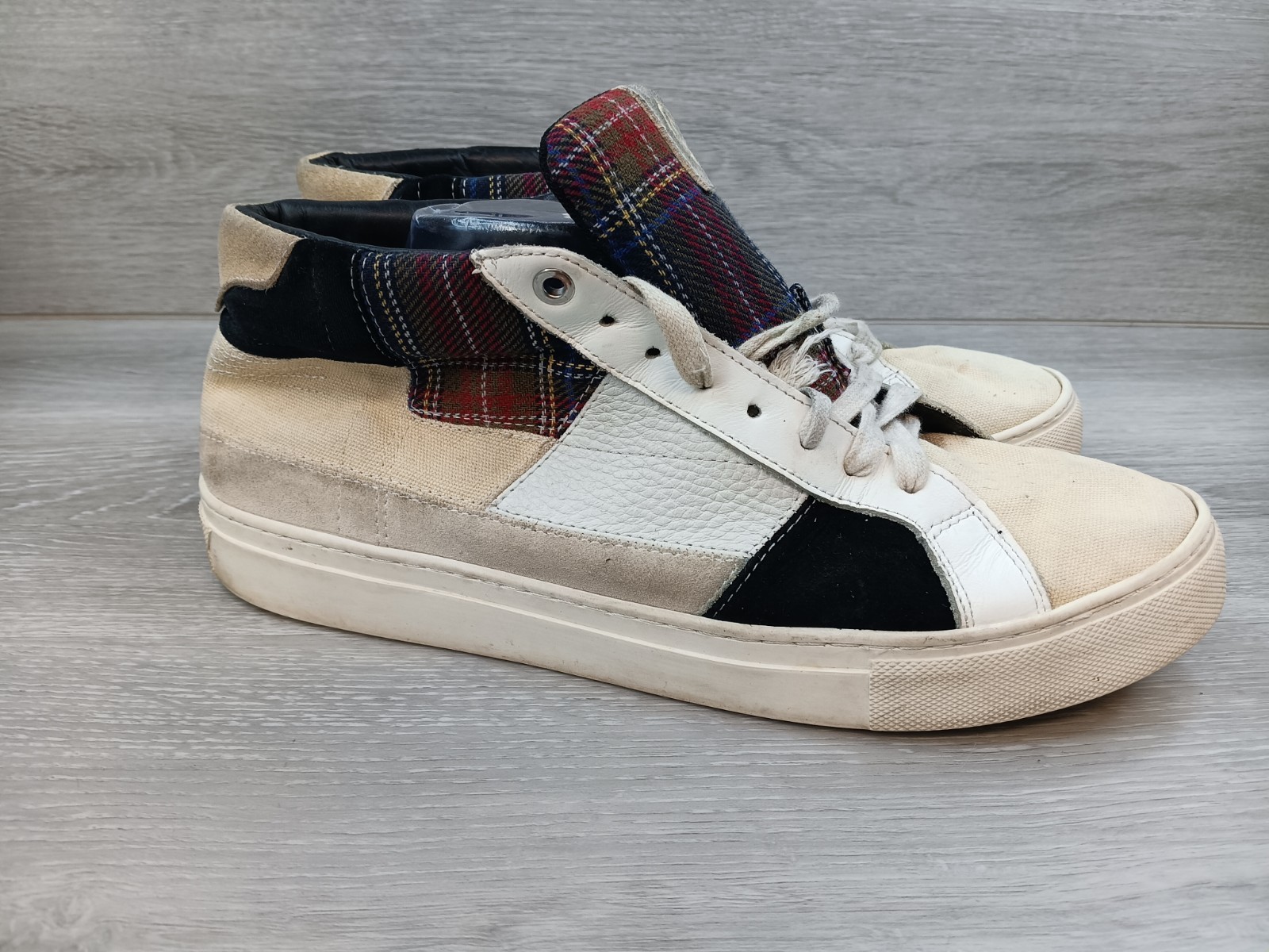Greats Brooklyn Royale High Patchwork Men 11M Sne… - image 1