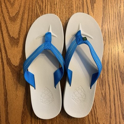 STIO Bircher Womens Blue FLIP FLOPS Sandals Size 9 NWOB