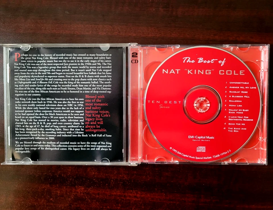 Nat King Cole - 5CD Collection Lot - Pop Vocal Jazz Early R&B VG+ 5CD Set - Image 3 of 4