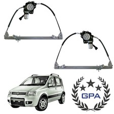 COPPIA ALZAVETRI ELETTRICI ANTERIORI FIAT PANDA (169) 2008-2009-2010-2011