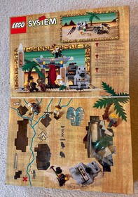 Vintage Lego  Adventurers set 5958 - Mummy&rsquo;s Tomb; 100% complete in box w BONUS