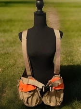 Vntg L.L. Bean Pa'tridge Strap Vest Upland Game Bird Turkey Hunting XL XXL