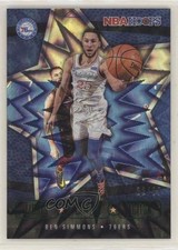 2020 Panini NBA Hoops Lights Camera Action Green Explosion 22/89 Ben Simmons 0v1