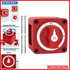 Battery Disconnect Switch 300A ON OFF Heavy Duty Cutoff 12V 48V Waterproof