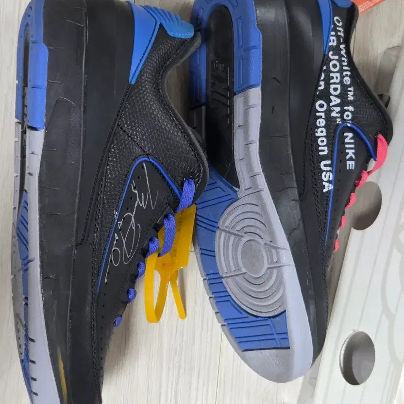 Nike Off-White Air Jordan 2 Retro Low SP - Black & Royal, Size 265 thumbnail 6
