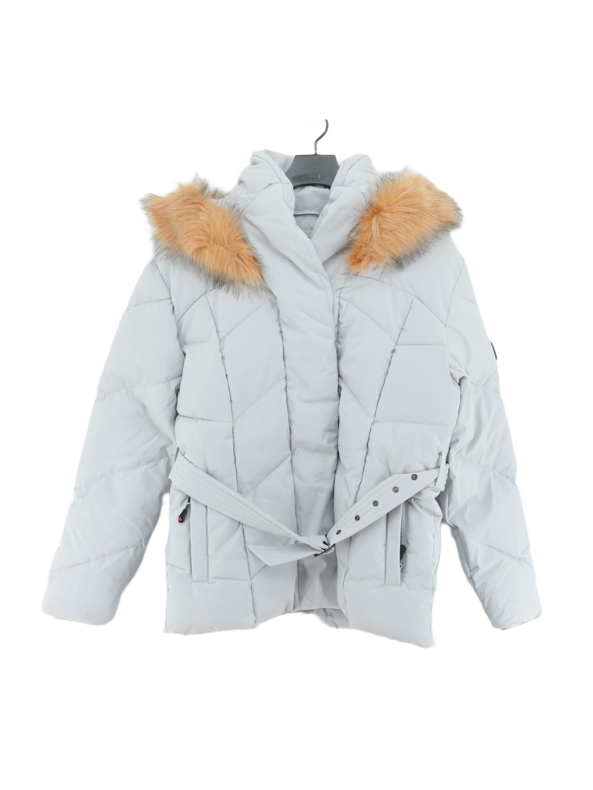 ALTRA ZAVETTI CANADAA Cappotto Donna L Grigio Poliestere con Acrilico Altro Puffer Jacket