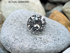 GIA CERTIFIED Genuine Round Brilliant .30 CT I1 I Natural Earth Mined Diamond