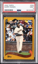 2002 TOPPS #500 BARRY BONDS PSA 9