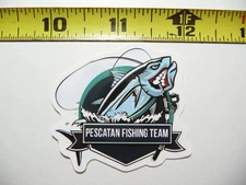 FISH BITING ROD FISHING FUNNY SMALL STICKER DECAL SPORT HOBBY FAN SPORTSMAN