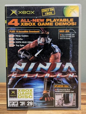 Xbox Magazine Demo Disc 29 Ninja Gaiden 4 Game   BOX ONLY, NO DISC  