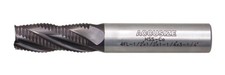 1/2'' M42 Cobalt TiAlN Roughing End Mill 3-1/4'' OAL Coarse Tooth