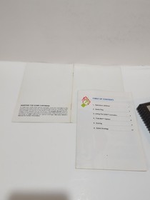 STAR RAIDERS (Atari 5200) Game Cartridge + Manual see description.