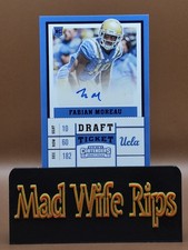 2017 Panini Contenders Draft Picks #289 Fabian Moreau Auto RC Vikings