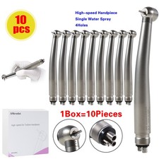 10 Packs NSK Style Dental High Speed Handpiece Push Button 4Hole Air Turbine USA