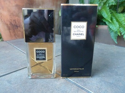 COCO CHANEL Eau de Toilette 50ml 1.7 fl oz Spray Parfum VINTAGE Perfume RARE