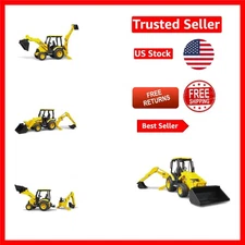 Weather-Resistant JCB MIDI CX Backhoe Loader: Fun Construction Toy for Ages 3+