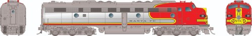 Rapido HO 028573 EMD E8A (DC/DCC/Sonido) AT&SF Warbonnet #84L | Zustand: New