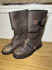 Cal Kestis Inspired Leather Cosplay Boots - Jedi Survivor Style - Brown
