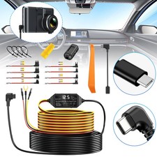 Universal Dash Cam Hardwire Kit Mini Type C Hard Wire Cable Fuse for Car SUV DVR