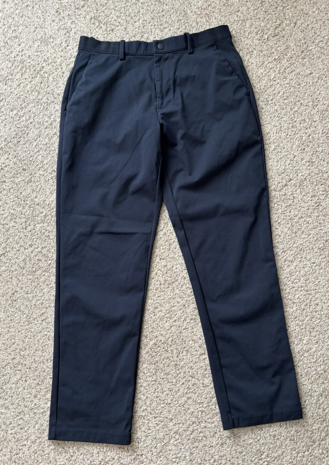 Uniqlo Pants Mens Size Small (30x27) Navy Ezy Ankle Dress Pants Slim Straight