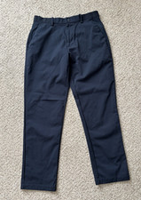 Uniqlo Pants Mens Size Small (30x27) Navy Ezy Ankle Dress Pants Slim Straight