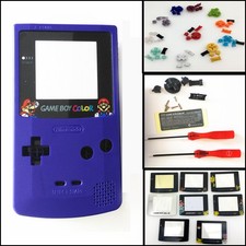 Navy blue Housing Shell Buttons Mod for Nintendo Game Boy Color GBC