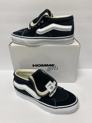 VANS OTW M 10.5 Home Girls X Sk8-Mid Reissue 83 Os Black White Shoes New In Box!