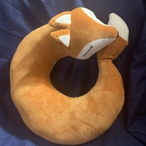 Plush fox neck travel pillow, Never Used! Soft & Comfy!