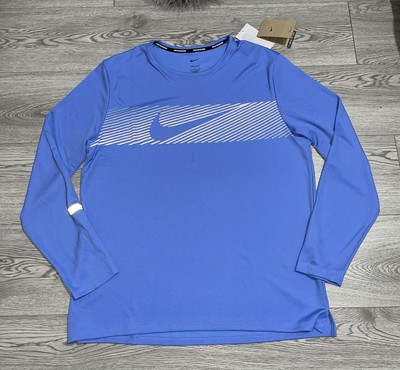 nike miler long sleeve top mens