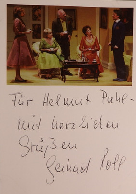 Autogramm deutsche TV- und Theaterschauspielerin Gertrud Roll (121012)