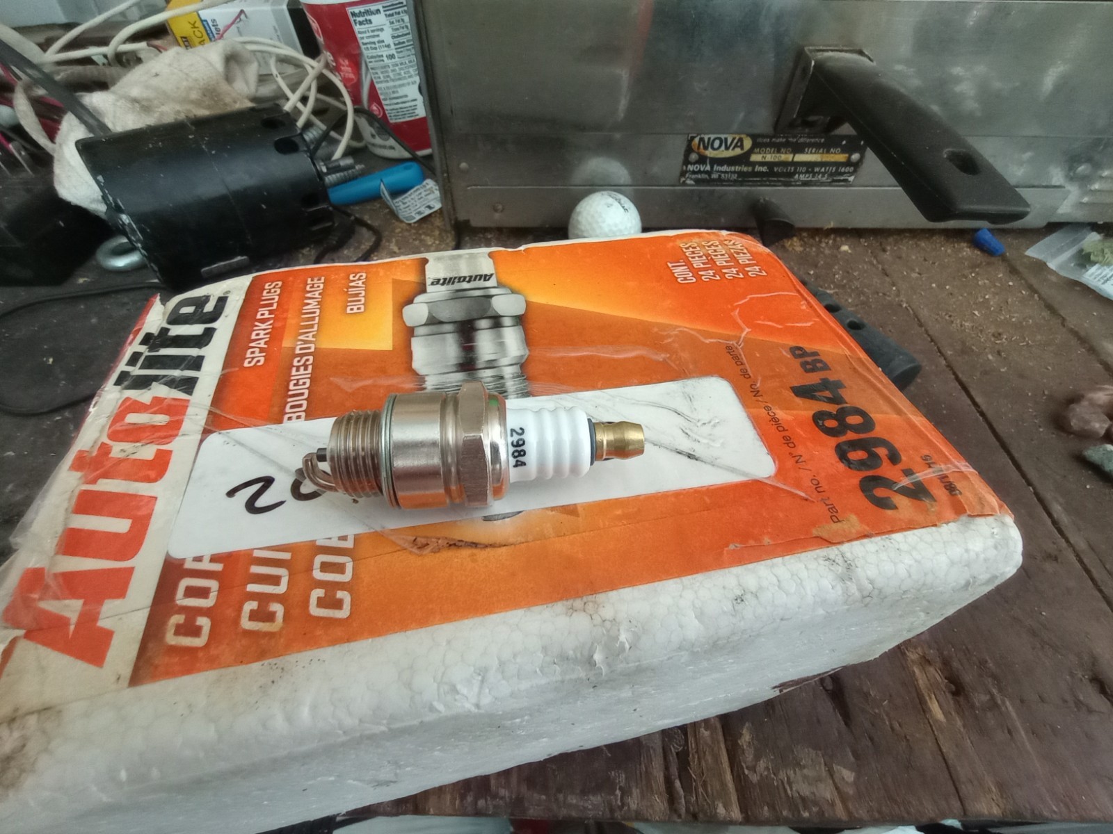 15 total - Autolite Copper Core Spark Plug 2984 for Small Engines