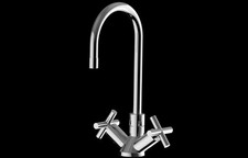 Graff G-5210-C5 Cross Handles Bar/Prep Faucet