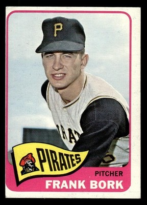 1965 TOPPS FRANK BORK 592 VG-EX RC SP BASEBALL PITTSBURGH PIRATES